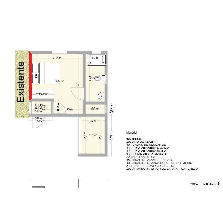 VHL JOHANNA1. Plan de 5 pièces et 22 m2