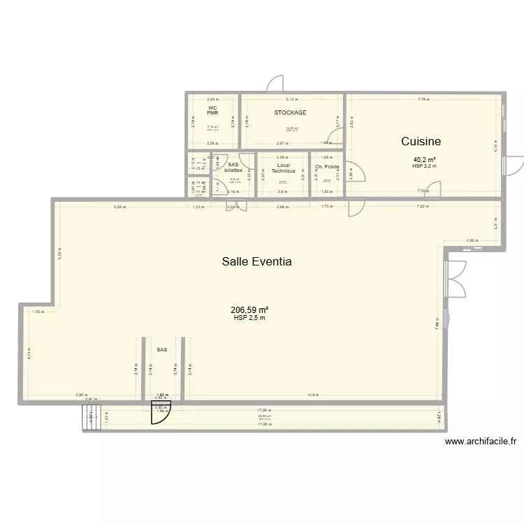EVENTIA 21. Plan de 9 pièces et 308 m² EVENTIA 21. Plan de 9 pièces et 308 m²