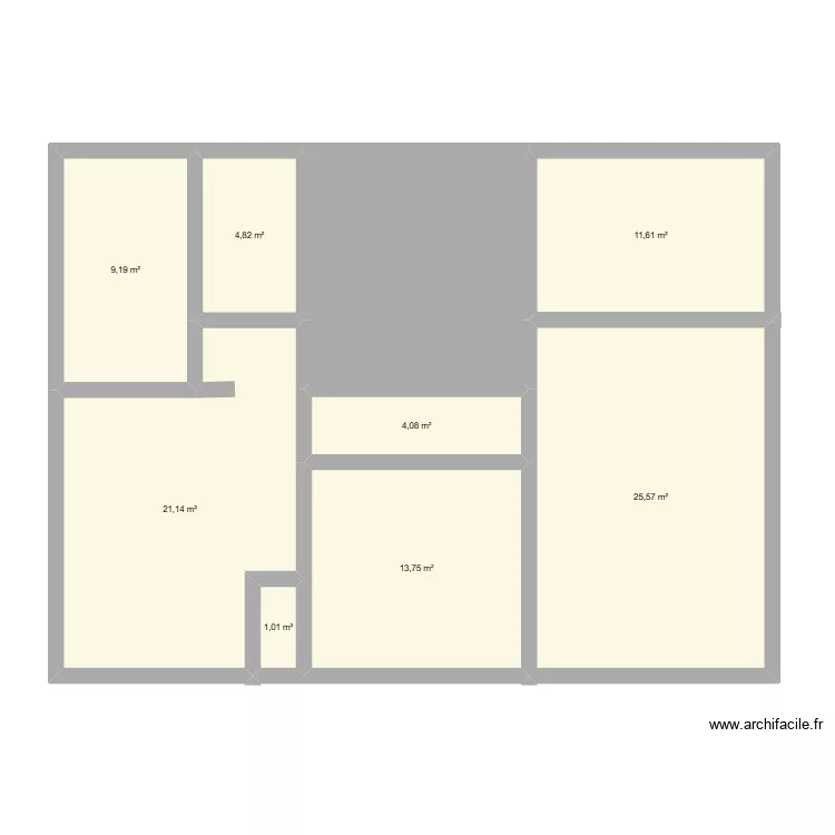 Besseges ap3. Plan de 9 et 107 m² Besseges ap3. Plan de 9 et 107 m²