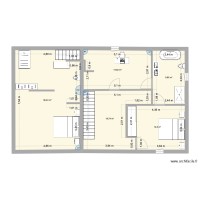étage plan maison Ussac