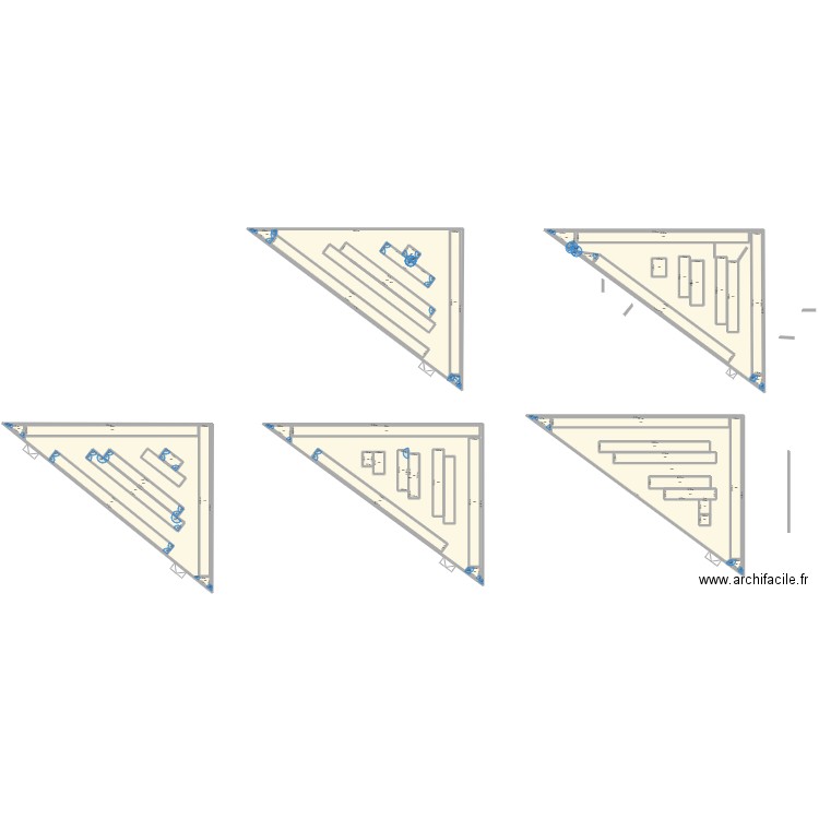 3METRE. Plan de 51 pièces et 8671 m2
