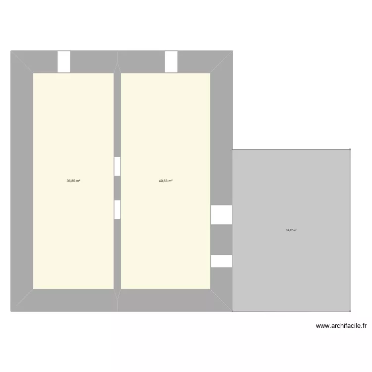 rdc bonnet. Plan de 2 Pièces et 78 m² rdc bonnet. Plan de 2 Pièces et 78 m²