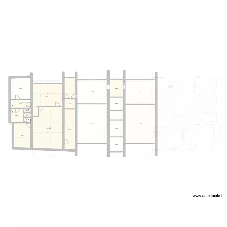 exixtant st catherine entresol. Plan de 21 et 323 m² exixtant st catherine entresol. Plan de 21 et 323 m²
