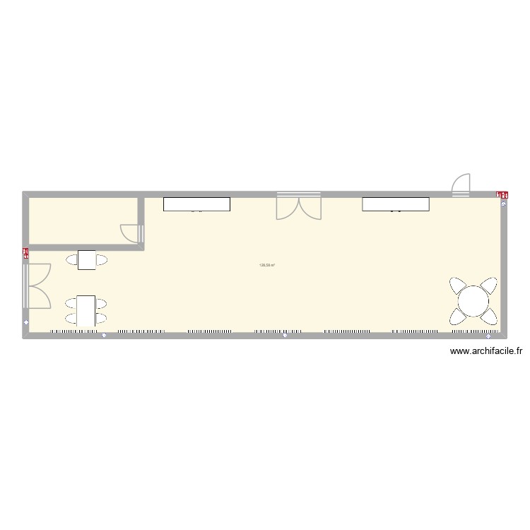 plan salle. Plan de 0 pièce et 0 m2