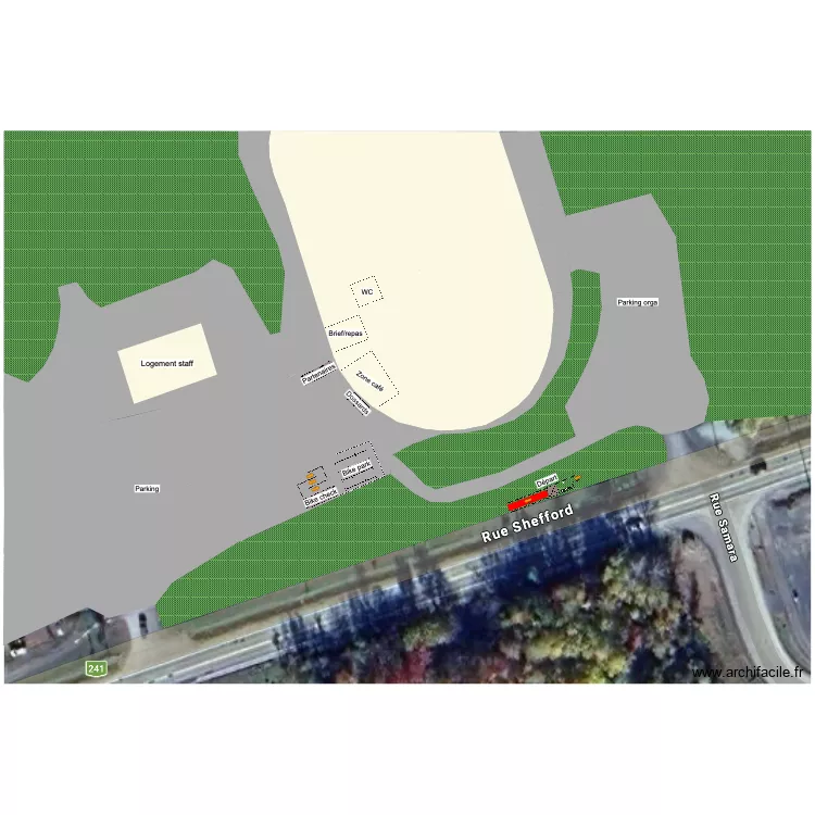 RAQ26 - BROMONT. Plan de 1 et 417 m² RAQ26 - BROMONT. Plan de 1 et 417 m²