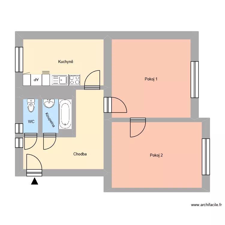 V Parku 117, byt 9. Plan de 12 pièces et 181 m²