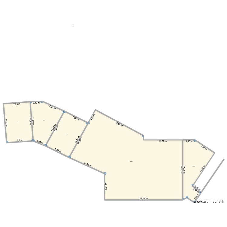 JL DISTRI. Plan de 5 pièces et 983 m2