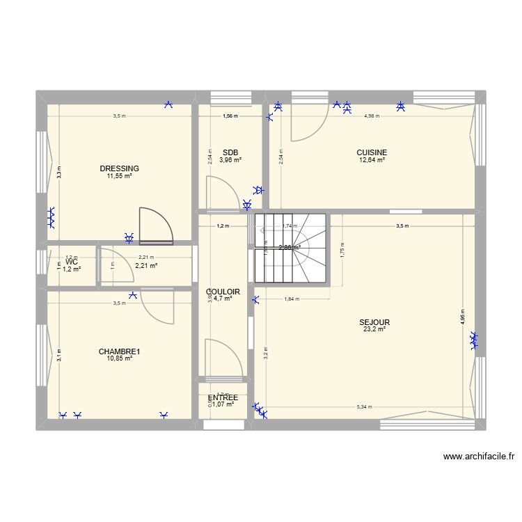 MAISON OHEY. Plan de 0 pièce et 0 m2