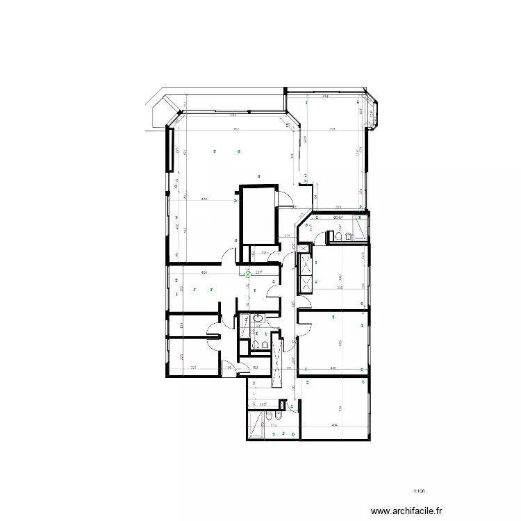 Plano luces Scalabrini. Plan de 