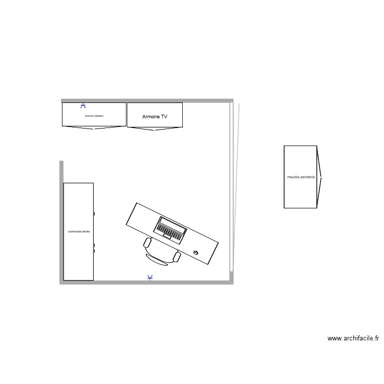 Bureau Patrice. Plan de 0 pièce et 0 m2