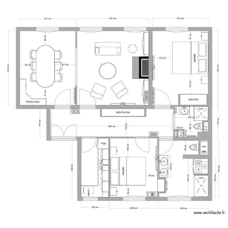 Malher Electricit&eacute;. Plan de 