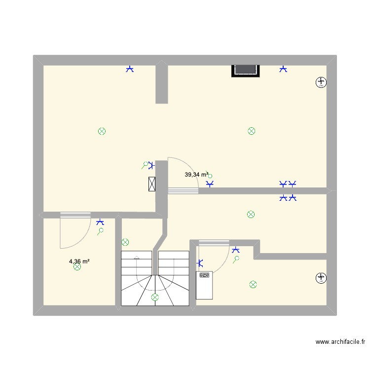 Cave. Plan de 0 pièce et 0 m2