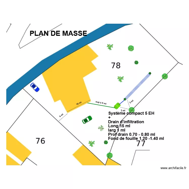 Sanson Lafitte. Plan de 