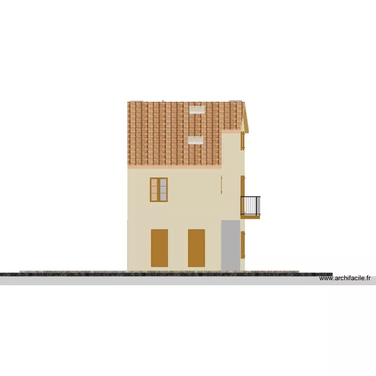 PERMIS projetée. Plan de 10 Pièces et 118 m² PERMIS projetée. Plan de 10 Pièces et 118 m²