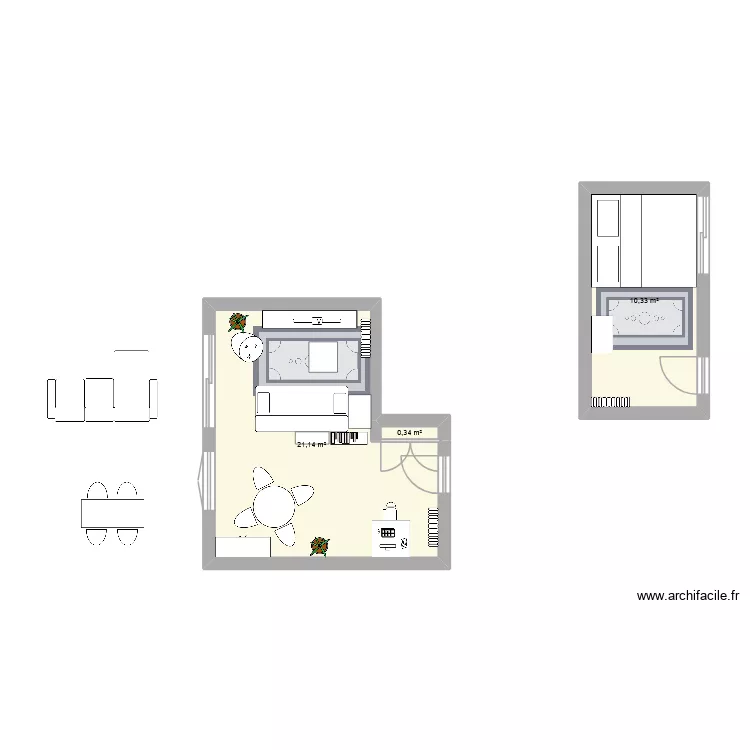 9 mesly. Plan de 3 pièces et 32 m² 9 mesly. Plan de 3 pièces et 32 m²