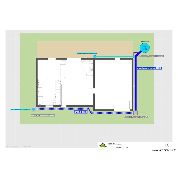 CELAS dreno casa. Plan de 0 pièce et 0 m2
