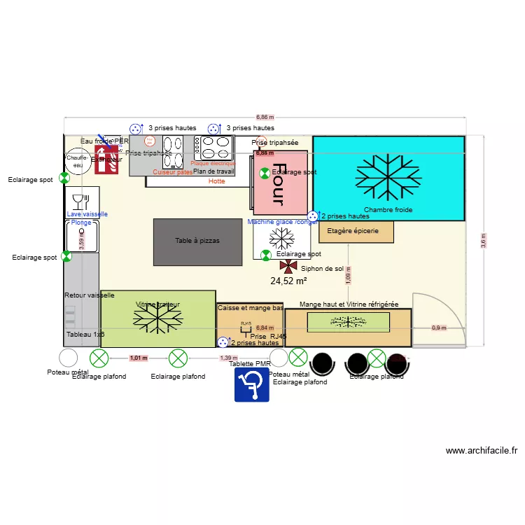 Stand 5 Halle gourmande 12. Plan de 1 et 25 m² Stand 5 Halle gourmande 12. Plan de 1 et 25 m²
