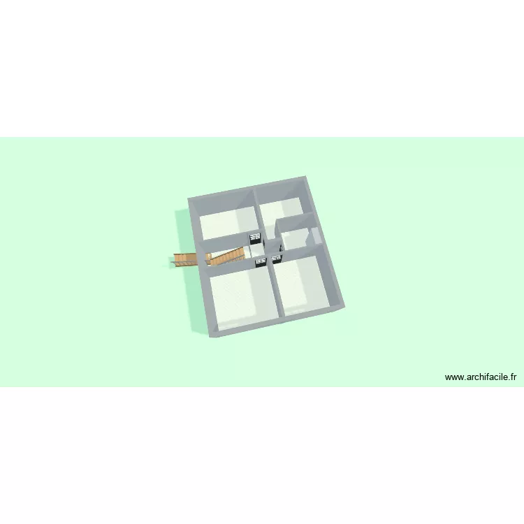 2eme. Plan de 7  et 68 m²