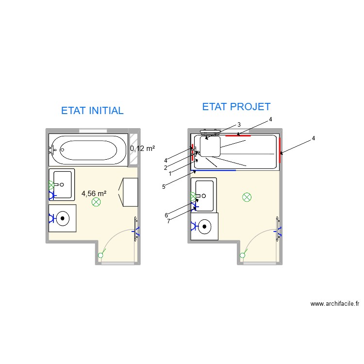 SANCHEZ HR0072/2025. Plan de 3 pièces et 9 m2