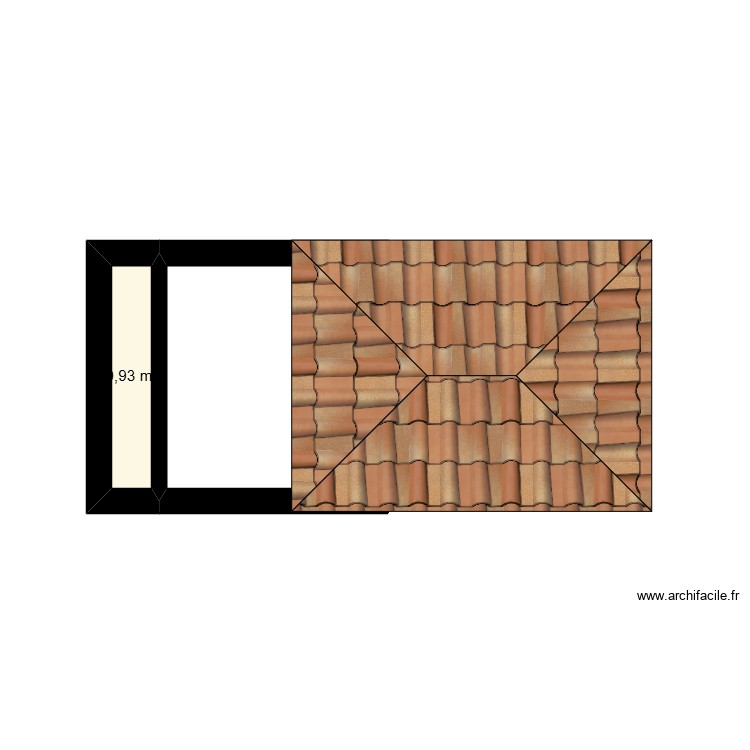 vue en plan. Plan de 0 pièce et 0 m2