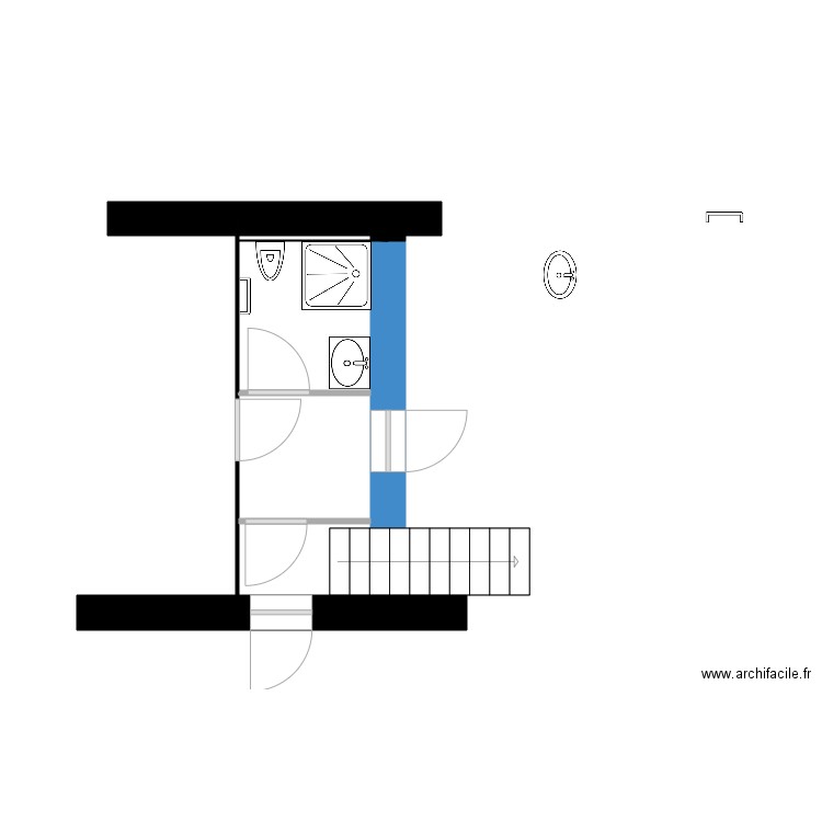 MOGIER CELLIER PJT. Plan de 1 pièce et 0 m2