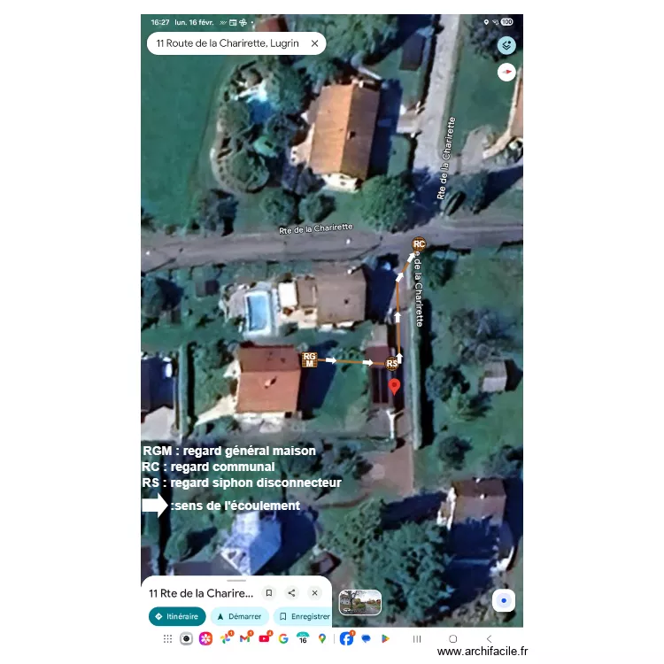 stalla. Plan de 