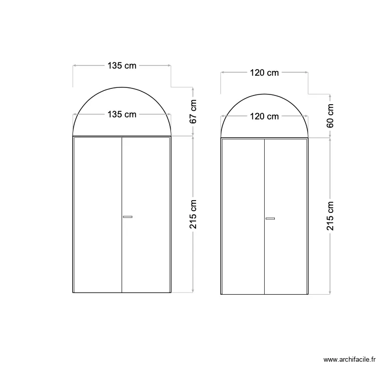 Portes Khoul&eacute;. Plan de 