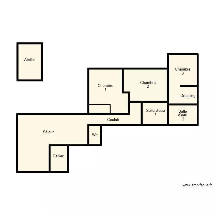 Rouvreau l ile d'yeu. Plan de 
