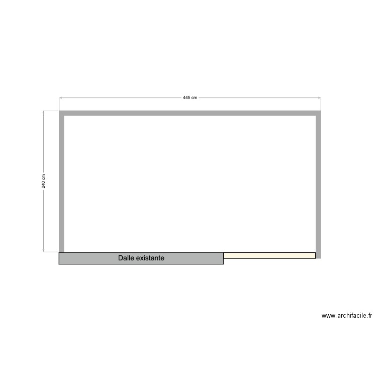 Garage_coupe_largeur_futur. Plan de 0 pièce et 0 m2
