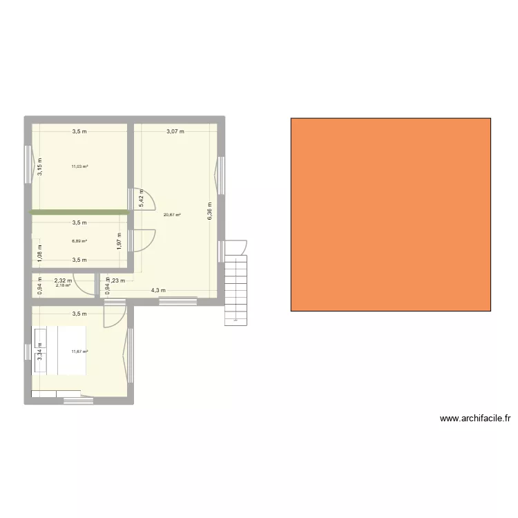2etage b. Plan de 