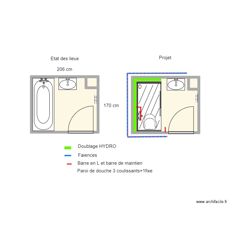 SDB Demeri Severdjan . Plan de 0 pièce et 0 m2