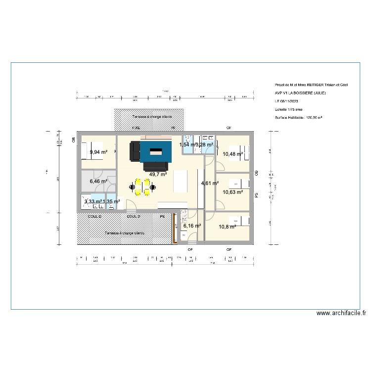 LA BOISSIERE - PLAN 3. Plan de 0 pièce et 0 m2