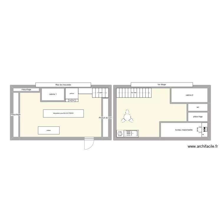 plan romane . Plan de 