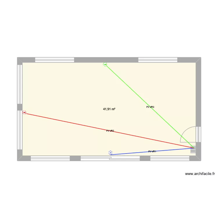 cuisine eddy VR. Plan de 1 et 42 m² cuisine eddy VR. Plan de 1 et 42 m²