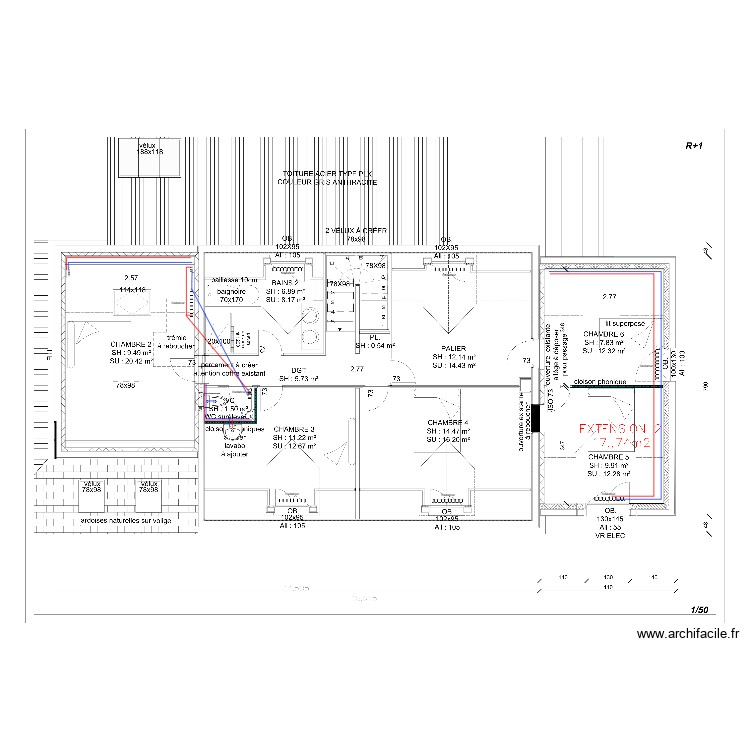 peres plomberie r+1 ERQUY. Plan de 0 pièce et 0 m2 peres plomberie r+1 ERQUY. Plan de 0 pièce et 0 m2