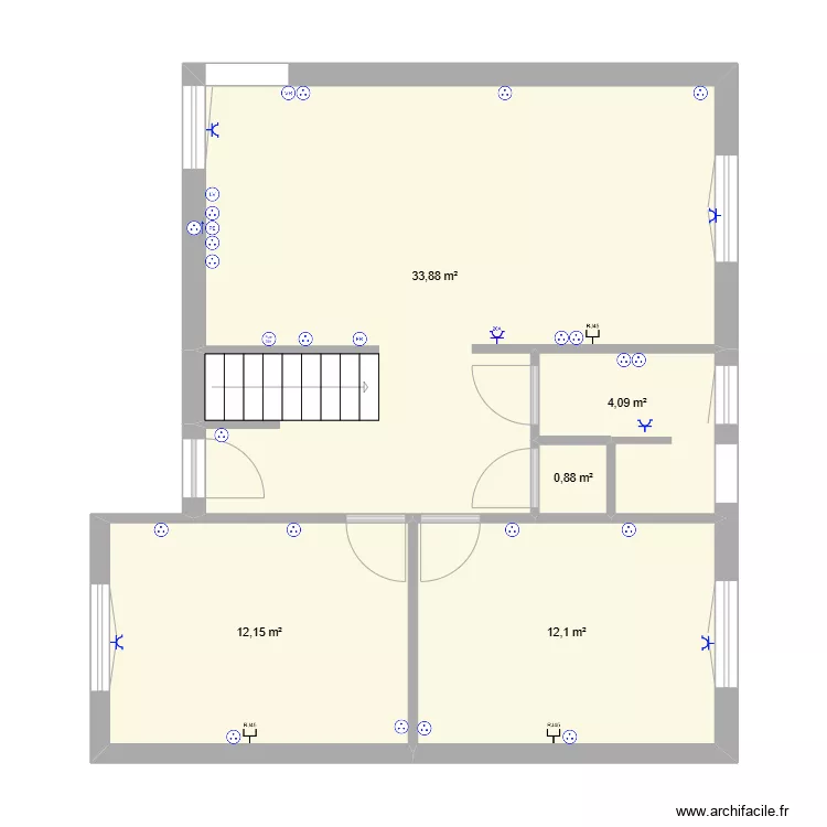 NIVEAU 1 ELECTRICITE. Plan de 