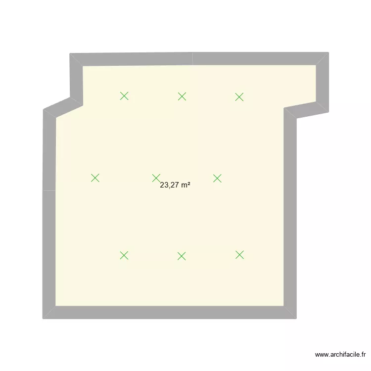 abc. Plan de 1 et 23 m² abc. Plan de 1 et 23 m²