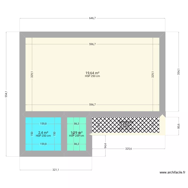 Electricit&egrave;  ing Bald&eacute; 1. Plan de 