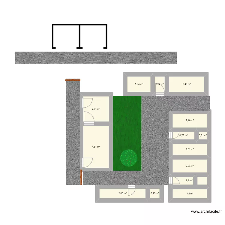 &eacute;cole momognie grand. Plan de 14  et 25 m²