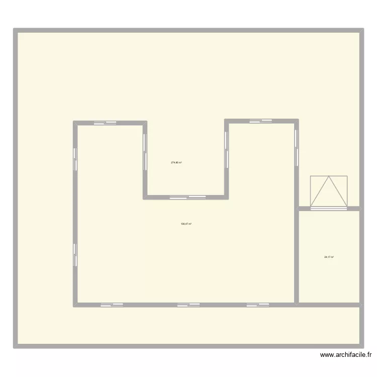 Plan maroc. Plan de 3  et 437 m²