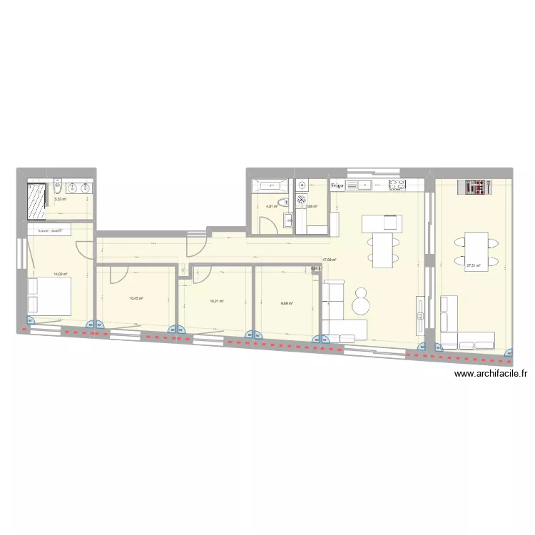 Barbolet. Plan de 10  et 133 m²