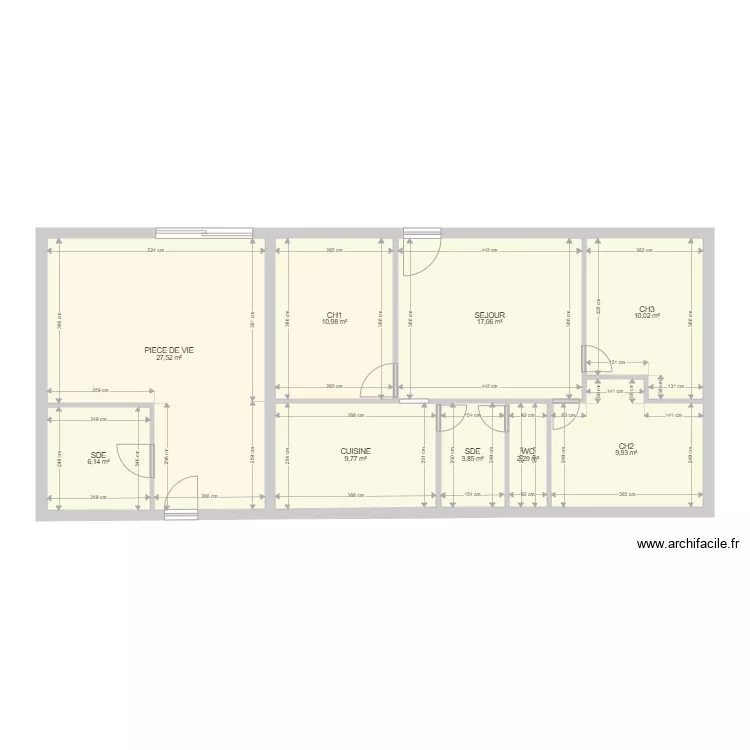 M.OUADDAH - NOYERS. Plan de 
