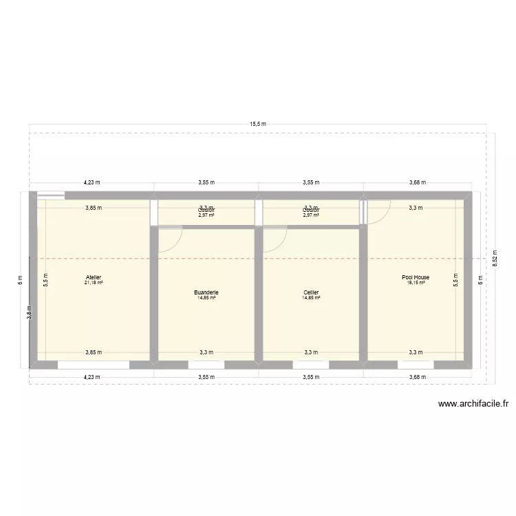 Agrandissement. Plan de 