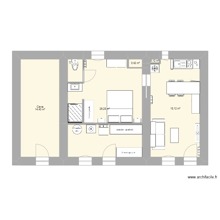 matour cave. Plan de 0 pièce et 0 m2