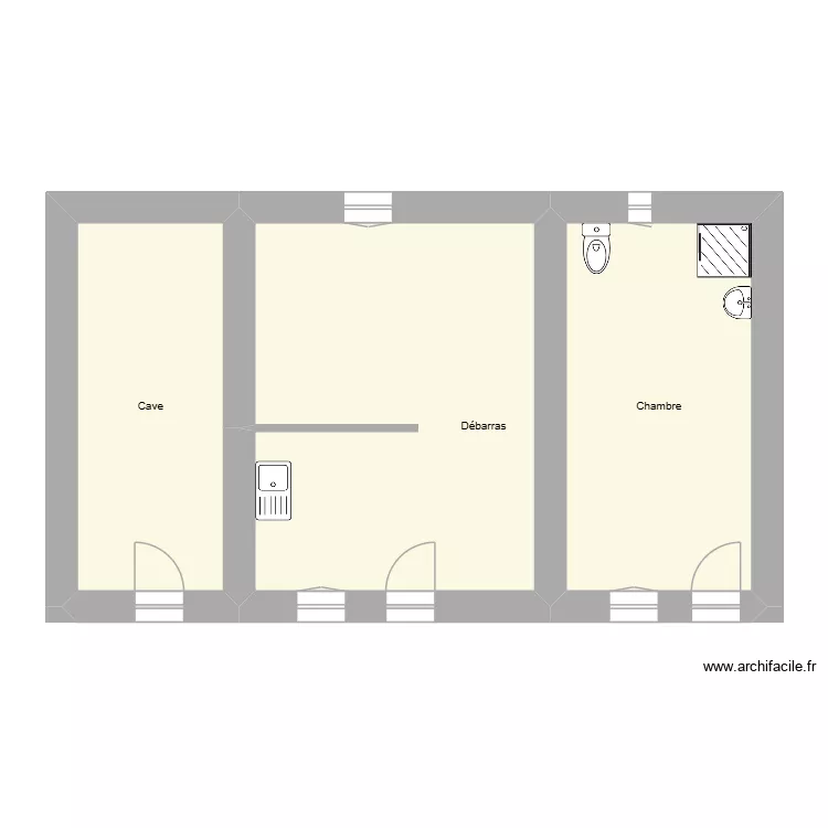 matour cave. Plan de 