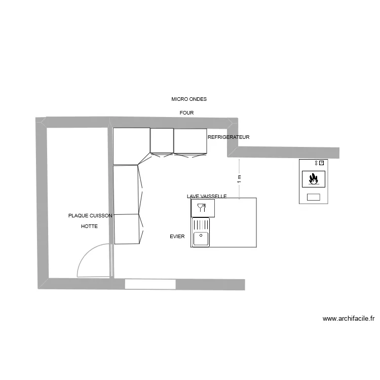 cuisine. Plan de cuisine. Plan de
