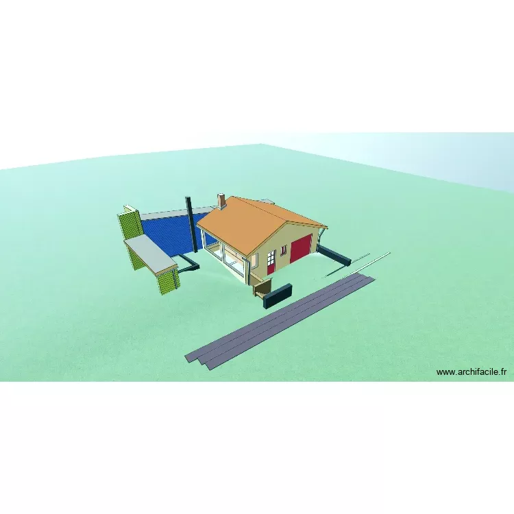 Dossier plans g&eacute;n&eacute;raux Garage du 24 10 2026. Plan de 8 Pièces et 87 m²