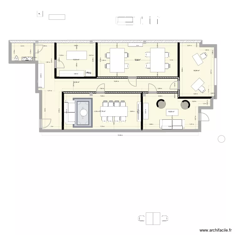 LA DURANNE X5 v2. Plan de 6 et 143 m² LA DURANNE X5 v2. Plan de 6 et 143 m²