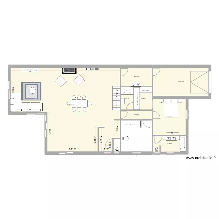 maison. Plan de 8 pièces et 149 m² maison. Plan de 8 pièces et 149 m²