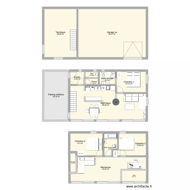 Chalet 99. Plan de Chalet 99. Plan de